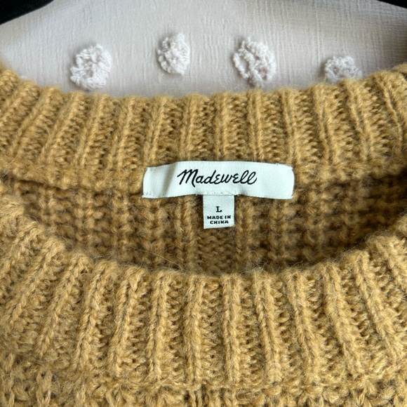 Madewell Tan Cable Knit Sweater - Picture 3 of 5